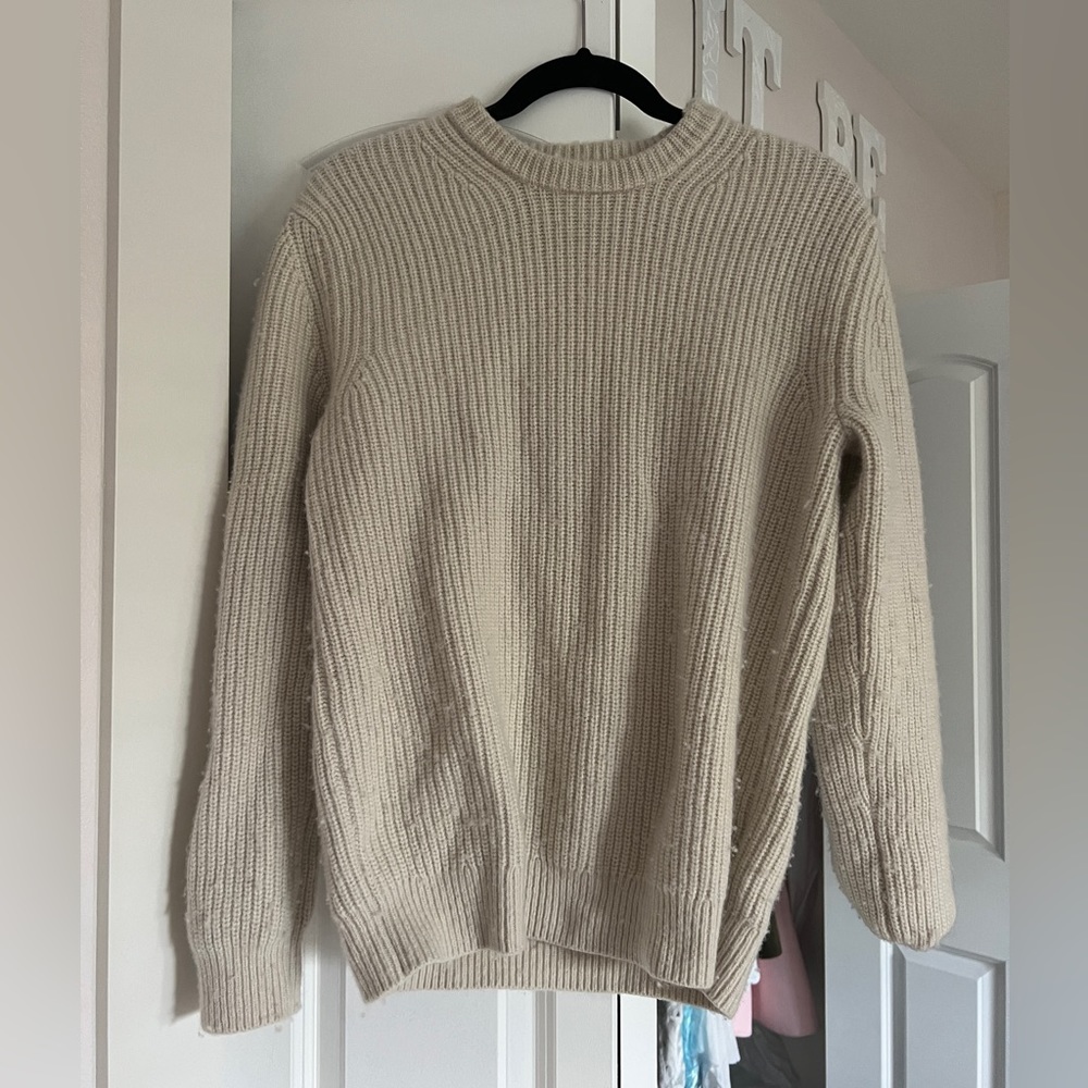 GAP Cream Wool Knit Sweater